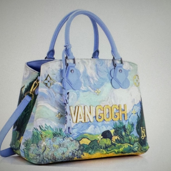 Louis Vuitton Montaigne Masters Collection Jeff Koons Van Gogh Handbag - Picture 10 of 11